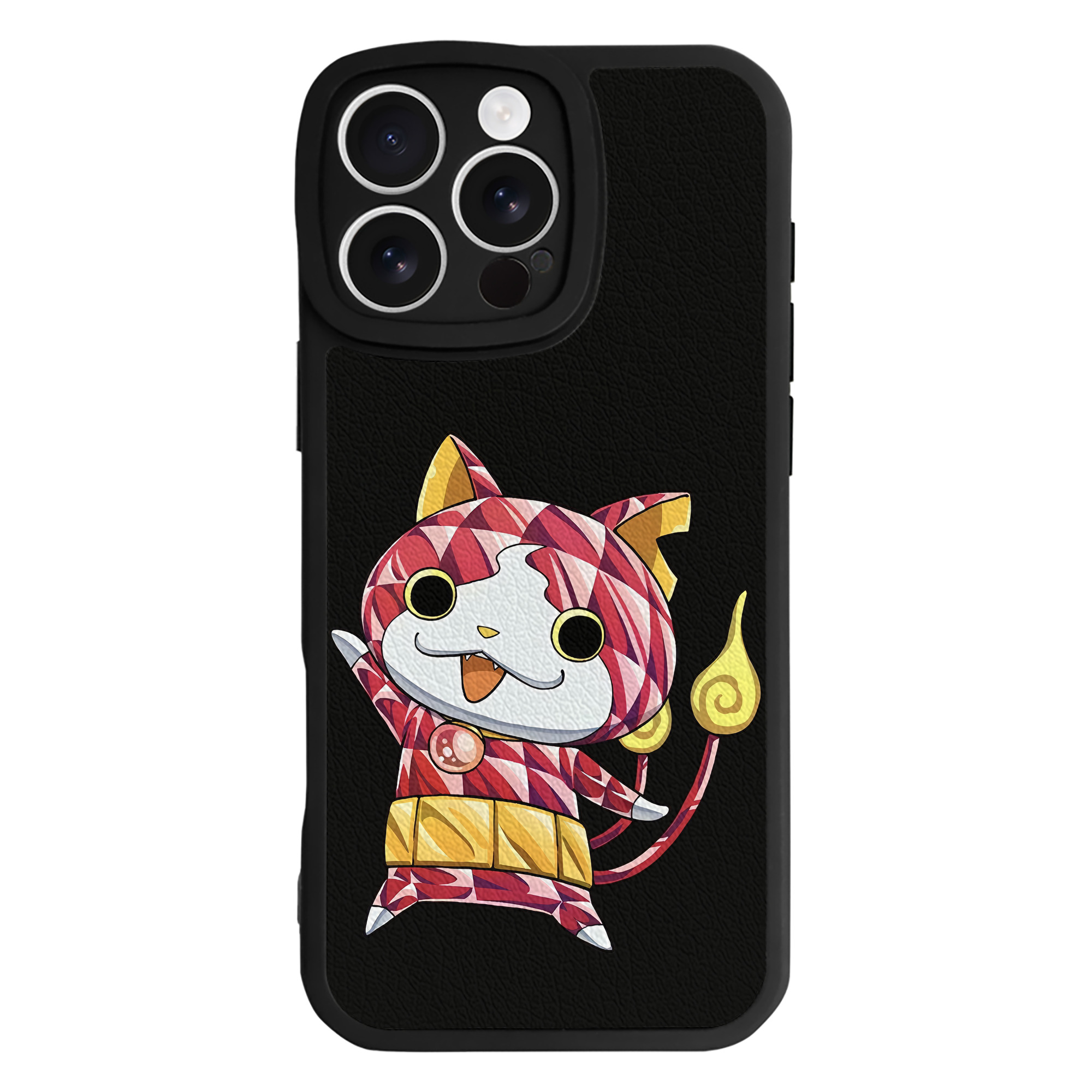 （画像用） 妖怪ウォッチ Yo-kai Watch 【iPhone 16シリーズ対応】シリコンスマホケース（レザー調） 材質：シリコン